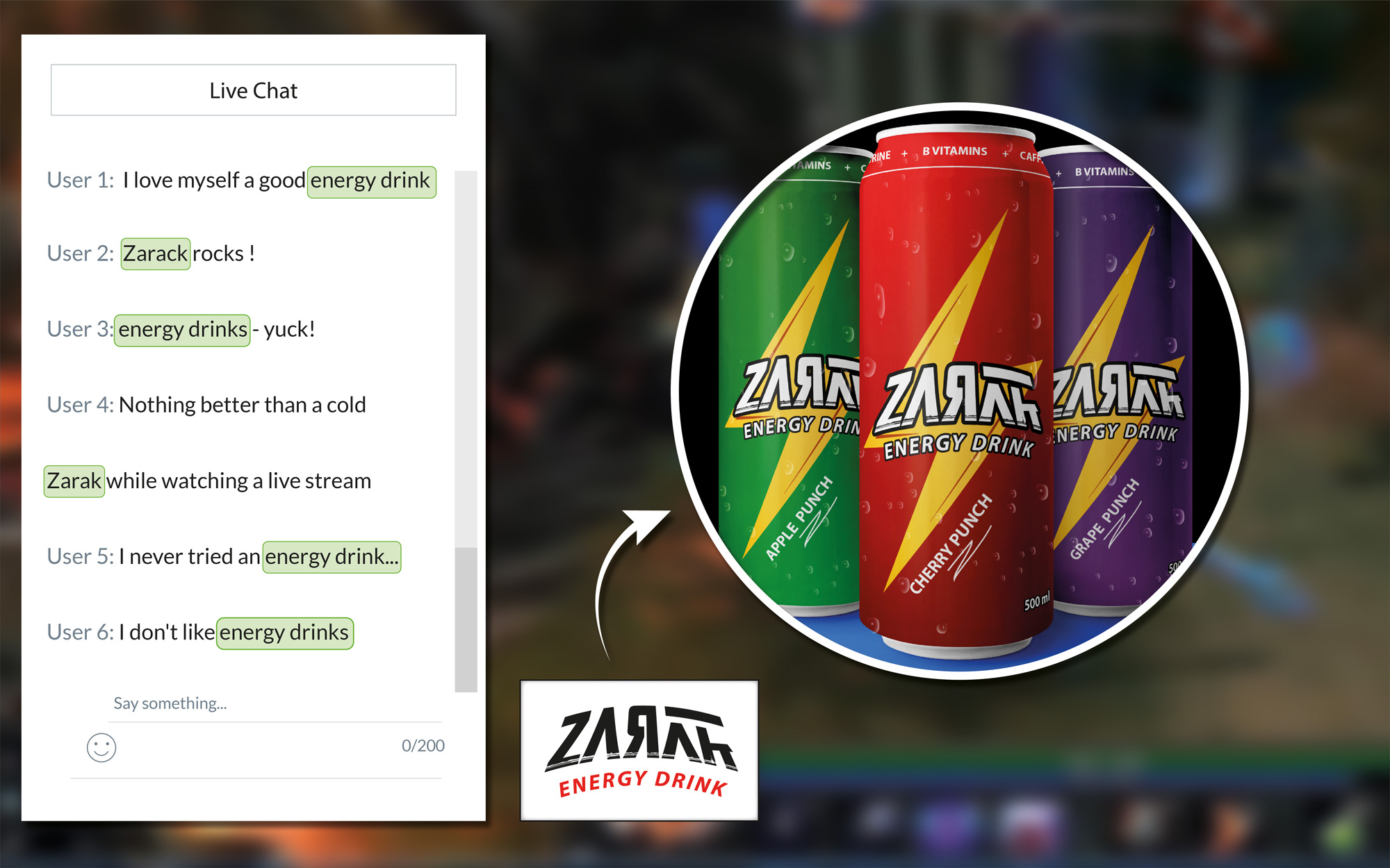 Chat evaluation keyword shikenso