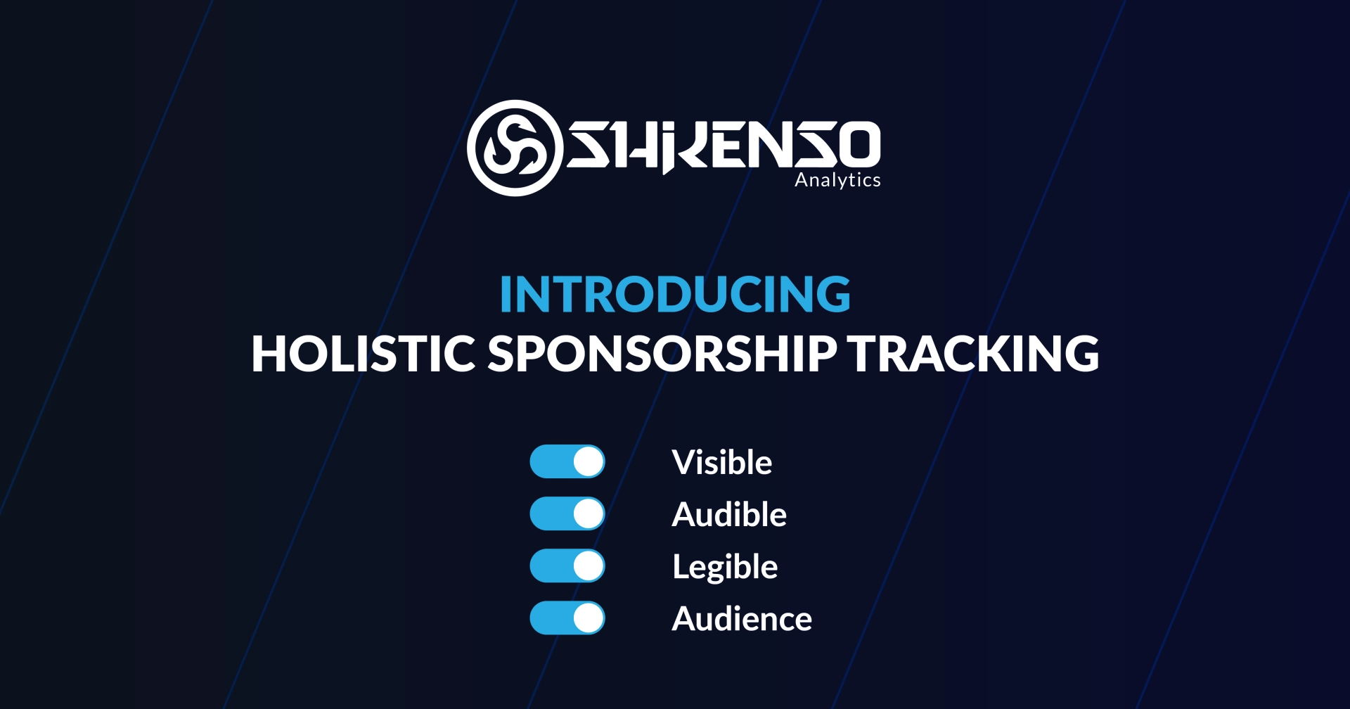 Shikenso Analytics Introduces Holsitic Sponsotship Tracking  Approach: Measurement of Visible, Audible, Legible Exposure & Audience Analysis