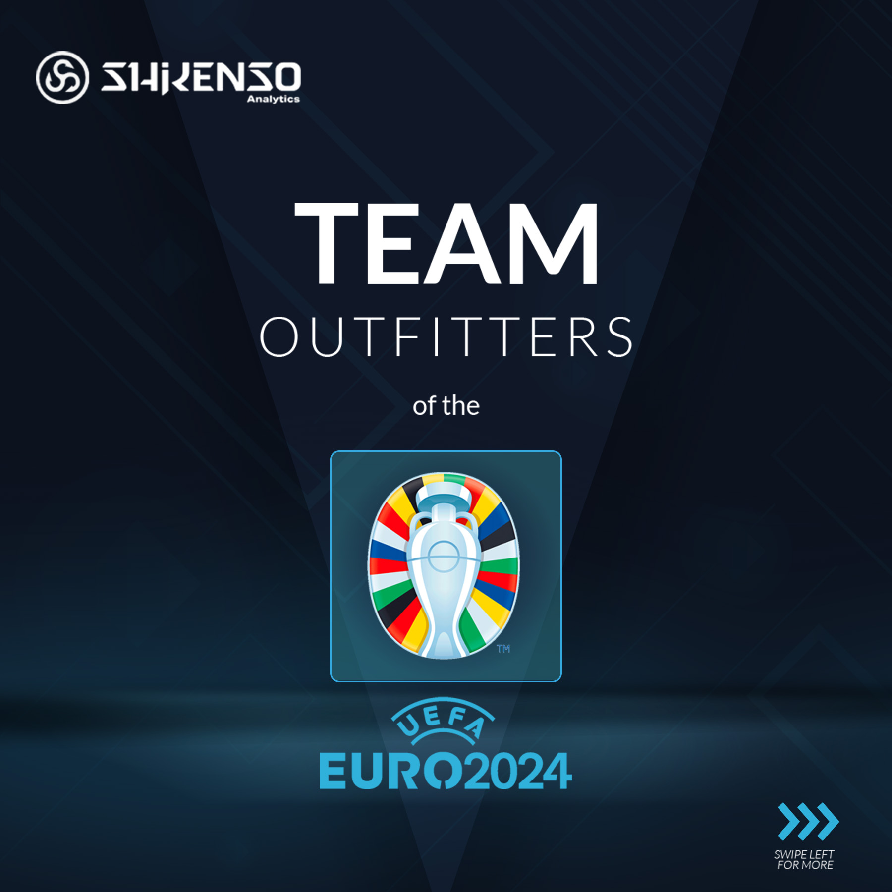 Discover the top sportswear brands outfitting teams for EURO 2024 with Shikenso Analytics.