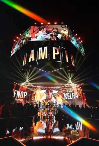 Large esports stage from Mooonton MLBB event